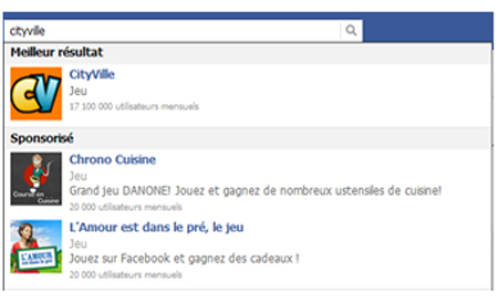 recherche sponso facebook