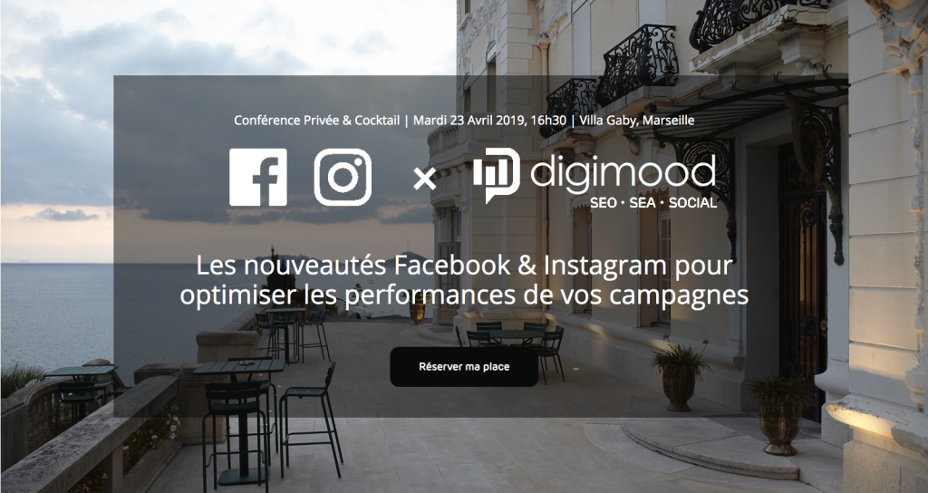 Digitalk #3 : conférence privée Facebook / Instagram & cocktail networking