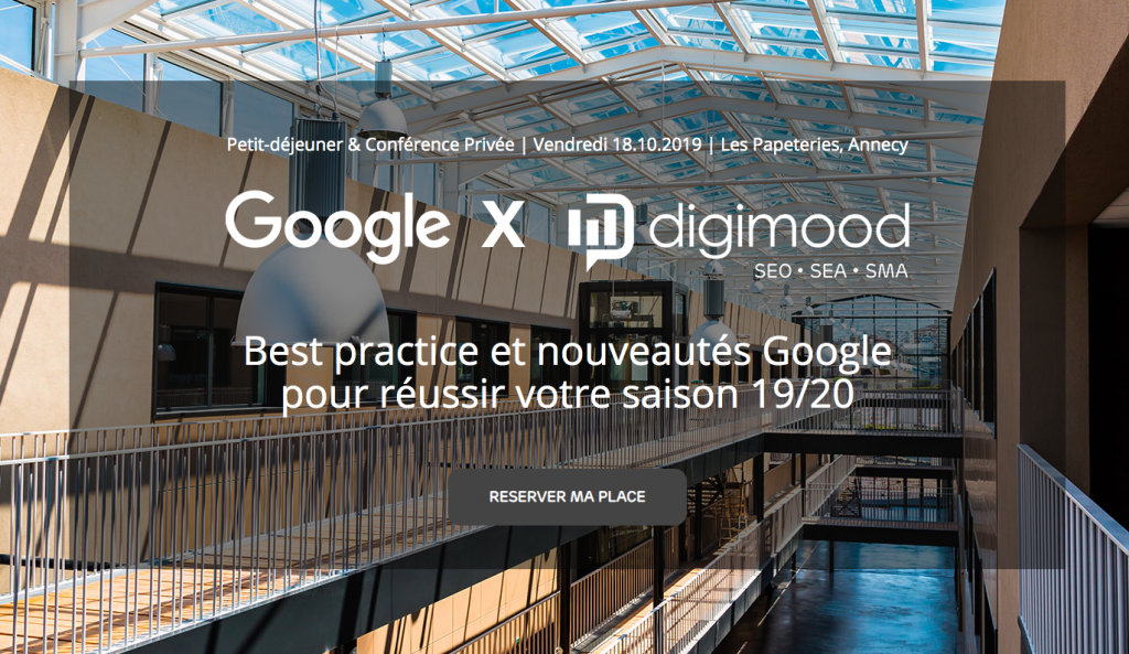 Digitalk #4 : petit-déj & conférence privée Google Ads à Annecy