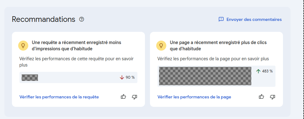 Recommandations GSC